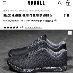 Black Heather Granite Trainers (Men’s)